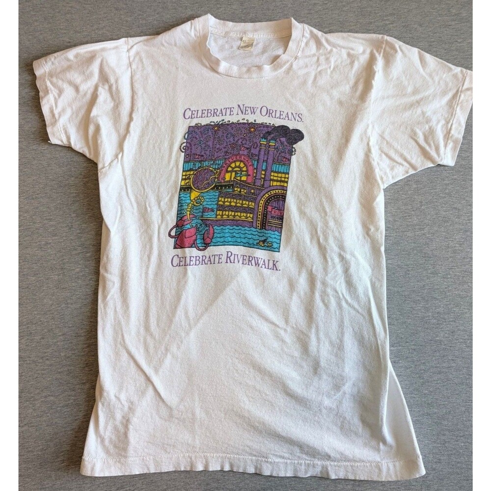 Screen stars Celebrate New Orleans Riverwalk sz XL Vintage single stit